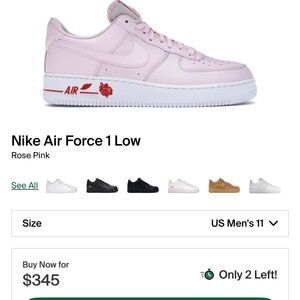 Nike Air Force 1 '07 LX Pink Foam Sneakers